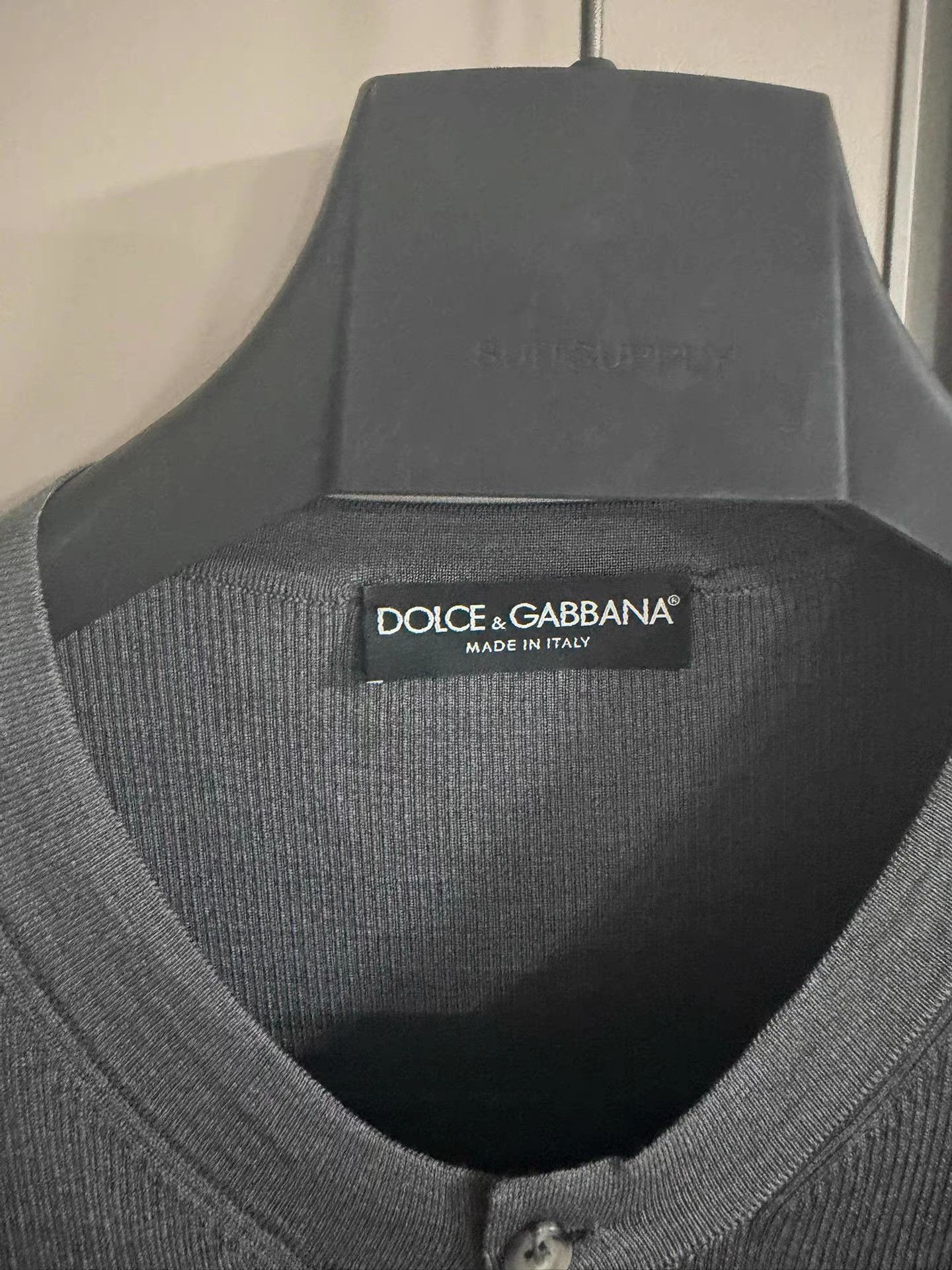 Dolce & Gabbana Dolce&Gabbana Mulberry Silk Polo Henley Shirt K18 Size US L / EU 52-54 / 3 - 3 Thumbnail