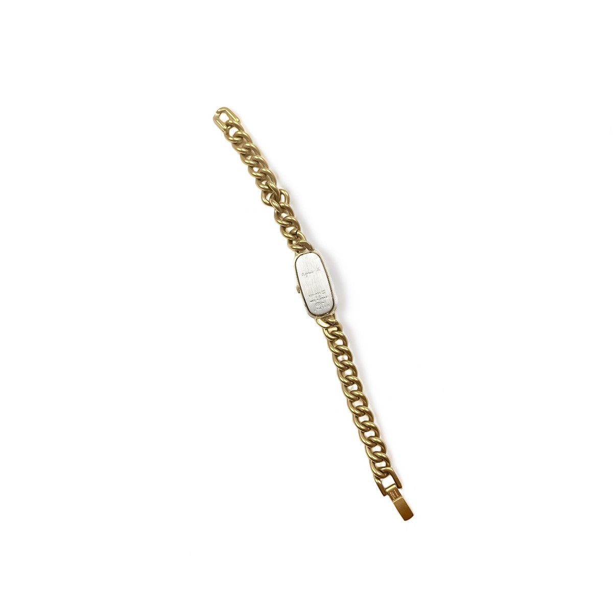 agnes b. Agnes B Rare Chain Steel Gold Watch Size ONE SIZE - 3 Thumbnail