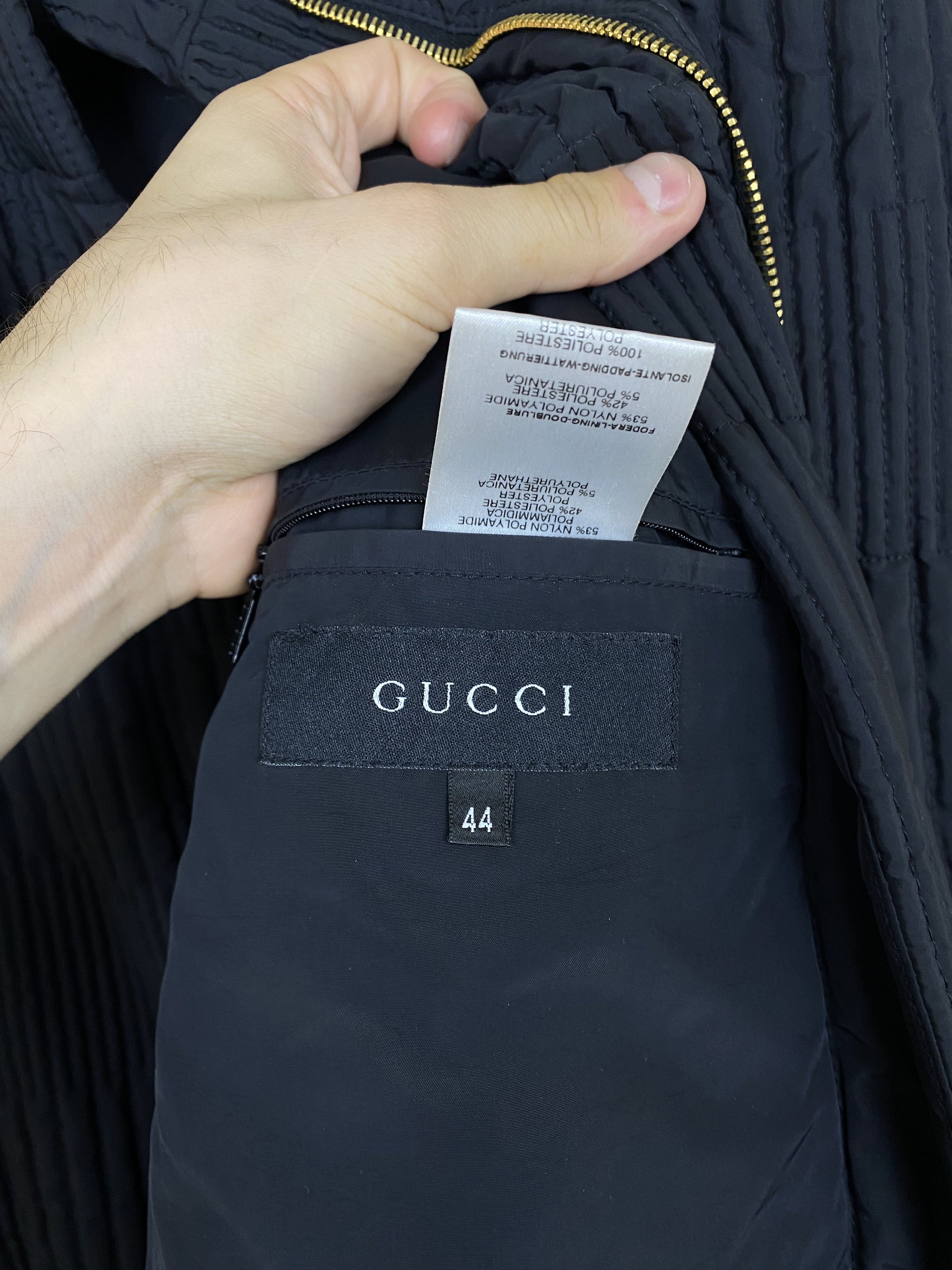 Gucci Vintage Gucci by Tom Ford quilted NAPOLEON jacket Size M / US 6-8 / IT 42-44 - 11 Thumbnail