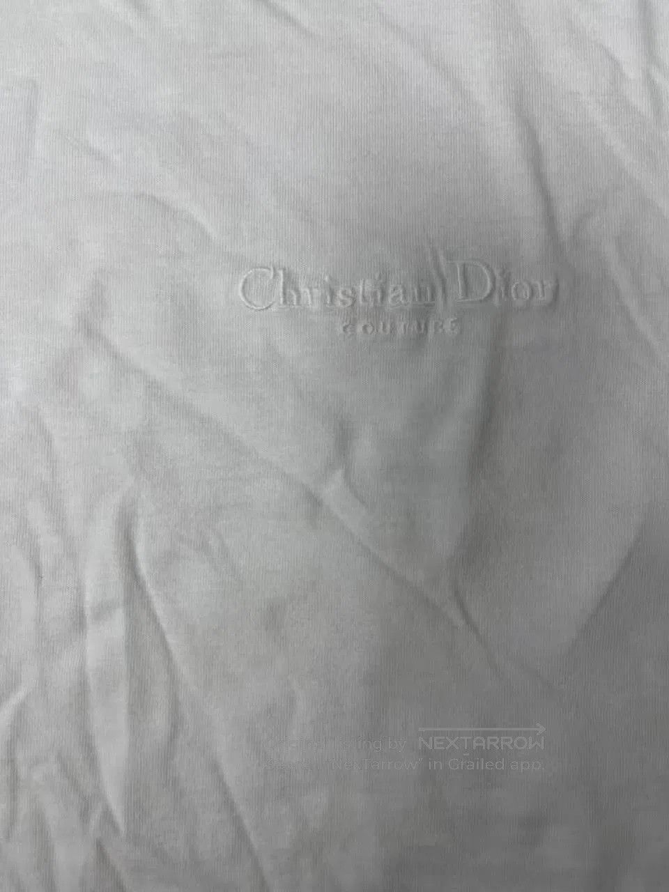 Dior DIOR Solid Letter Round Neck T-Shirt. Size US XXL / EU 58 / 5 - 3 Thumbnail