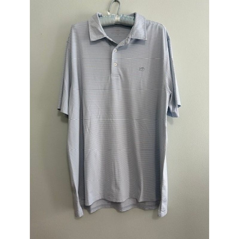 Southern Tide Southern Tide silver striped polo size XL Size US XL / EU 56 / 4 - 2 Thumbnail