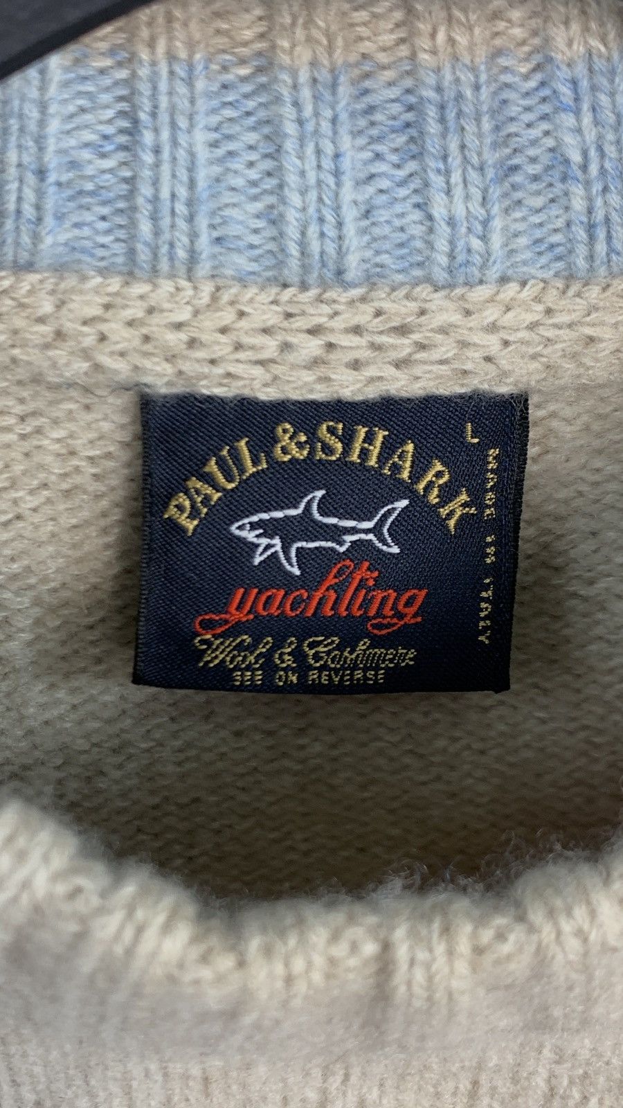 Paul & Shark Paul Shark yachting knit merino cashmere sweater super soft Size US L / EU 52-54 / 3 - 12 Thumbnail