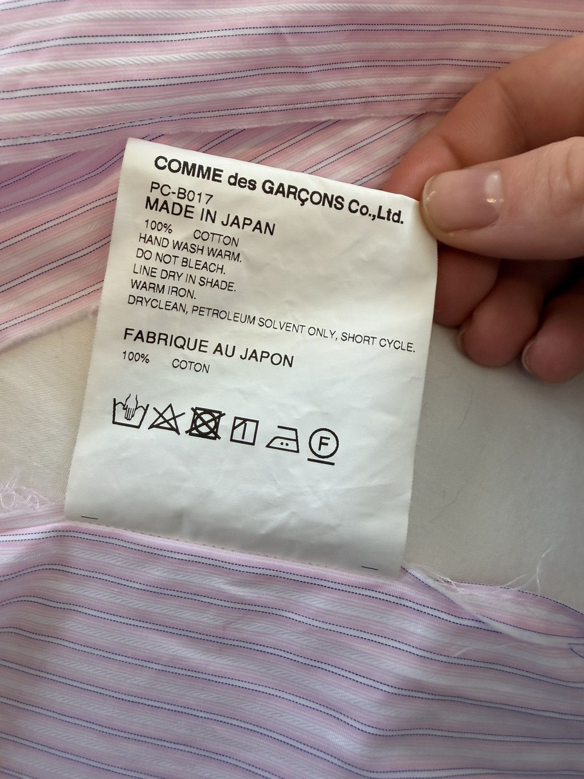 Comme des Garcons Homme Plus Comme des garcons homme plus destroyed shirt Size US S / EU 44-46 / 1 - 6 Thumbnail