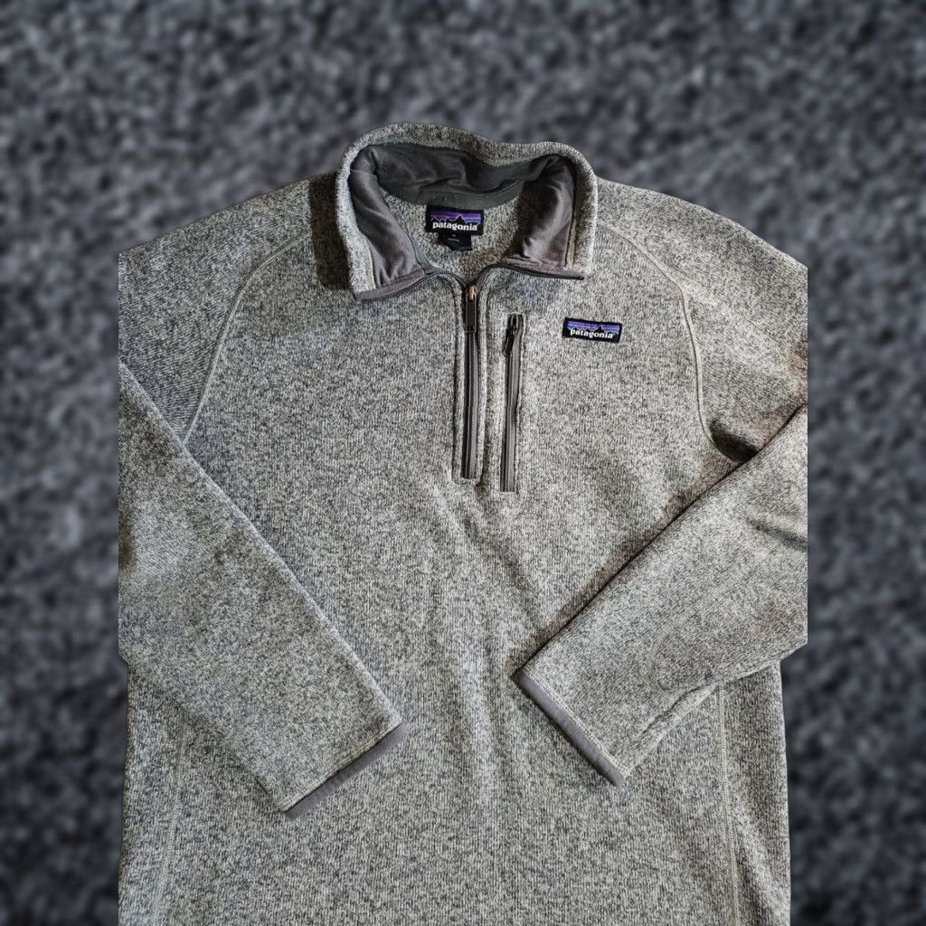 Patagonia Patagonia Better Sweater 1/4 Zip Pullover Fleece Womens M Gray Pullover Activewear Regular Long Sleeve Outdoor Size M / US 6-8 / IT 42-44 - 1 Thumbnail