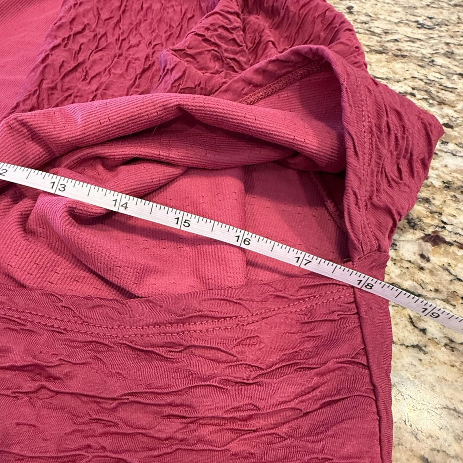 Other Simonton Says burgundy pink crinkle cardigan SZ XS Size XS / US 0-2 / IT 36-38 - 7 Thumbnail