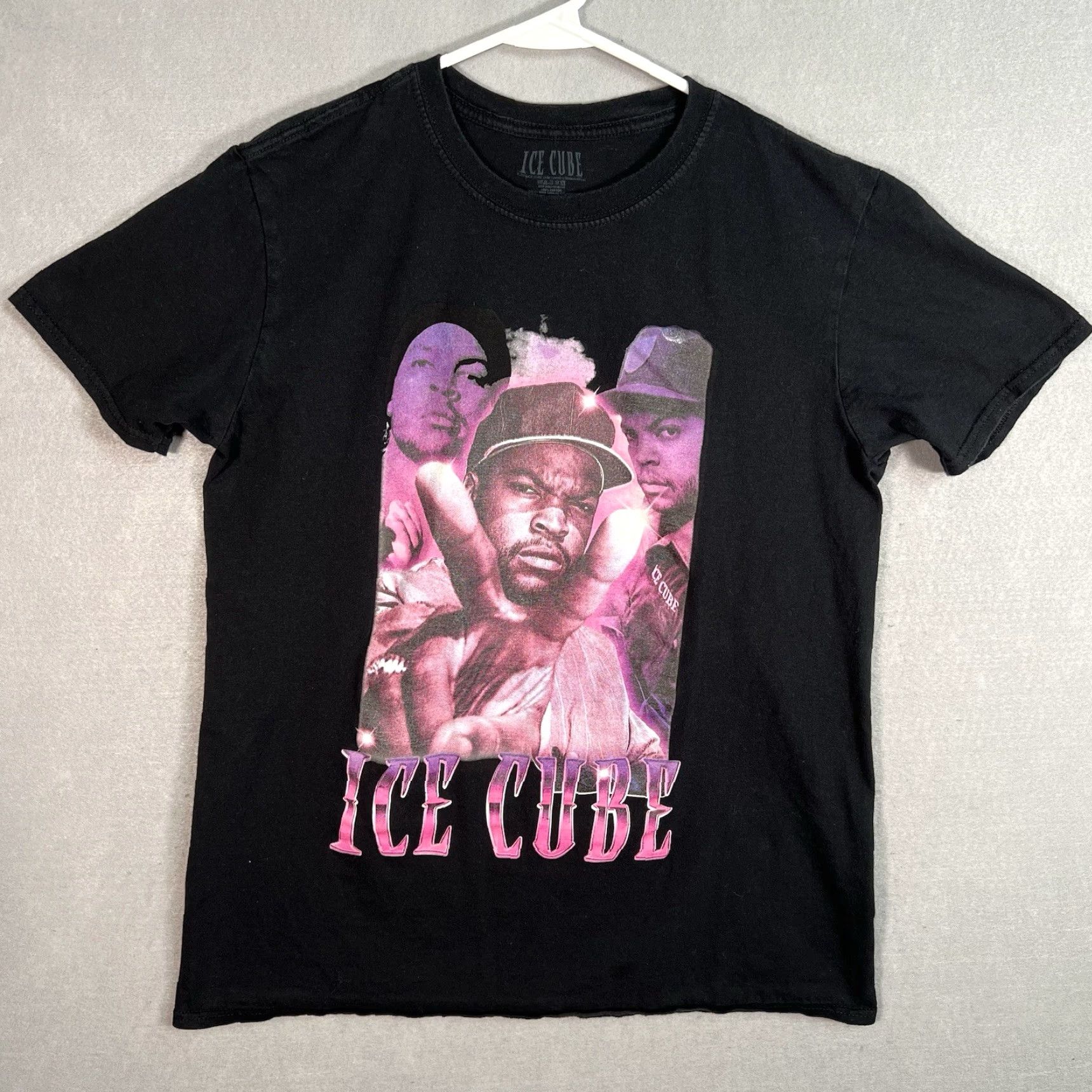 Vintage Ice Cube Tour Promo T-Shirt Adult Small Black Mens Shirt Size US S / EU 44-46 / 1 - 2 Thumbnail