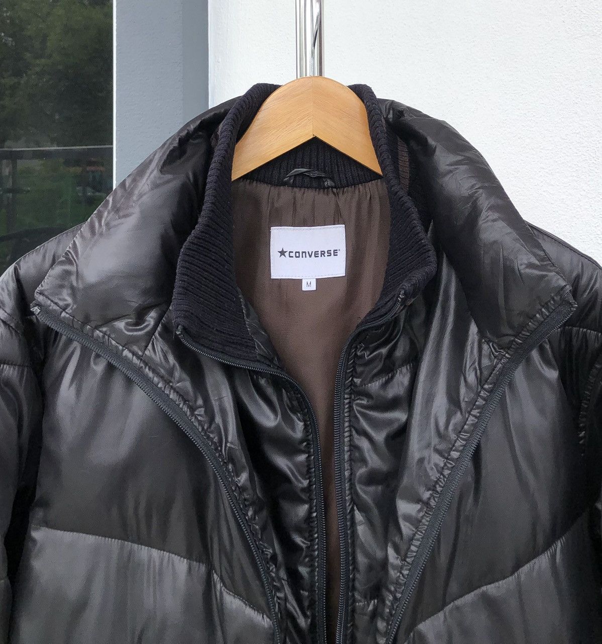 Converse Converse Men’s Black Double Breast Puffer Jacket Size US M / EU 48-50 / 2 - 12 Thumbnail