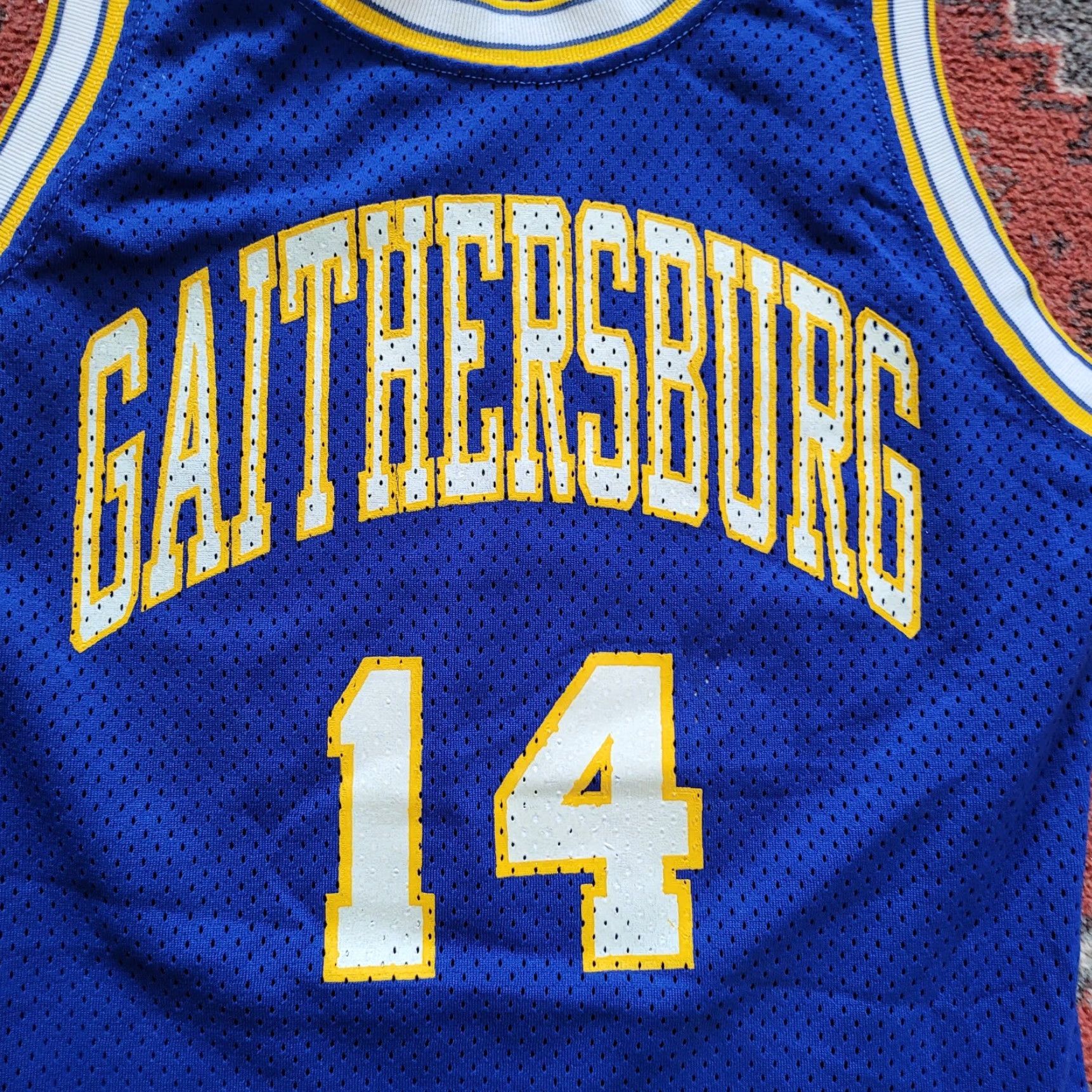 Champion Champion NBA Gaithersburg #14 T-Shirt Made in USA SZ S Men Blue Size US S / EU 44-46 / 1 - 7 Thumbnail