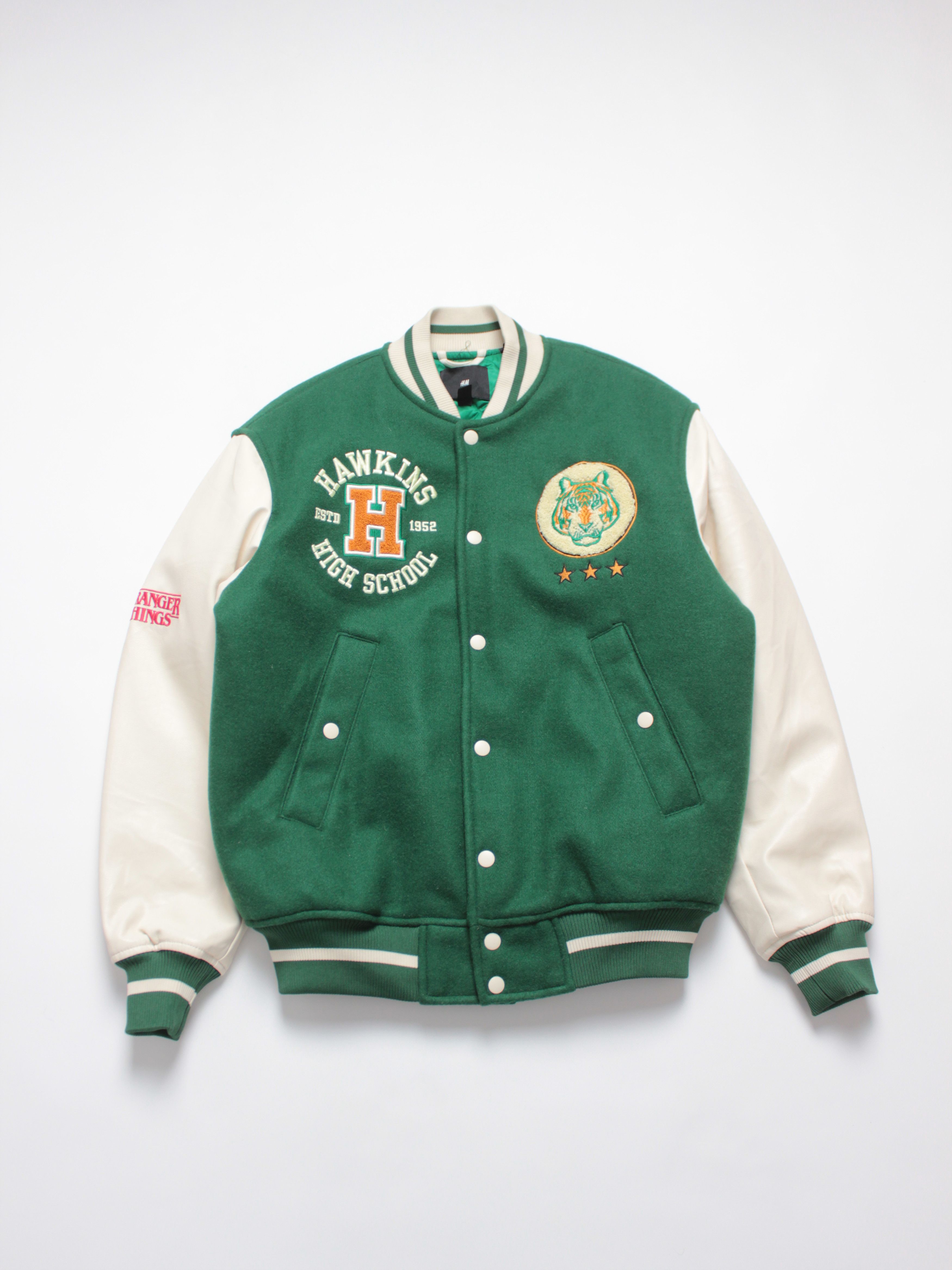 H&M × Movie × Rare Stranger Things Varsity Jacket | Grailed