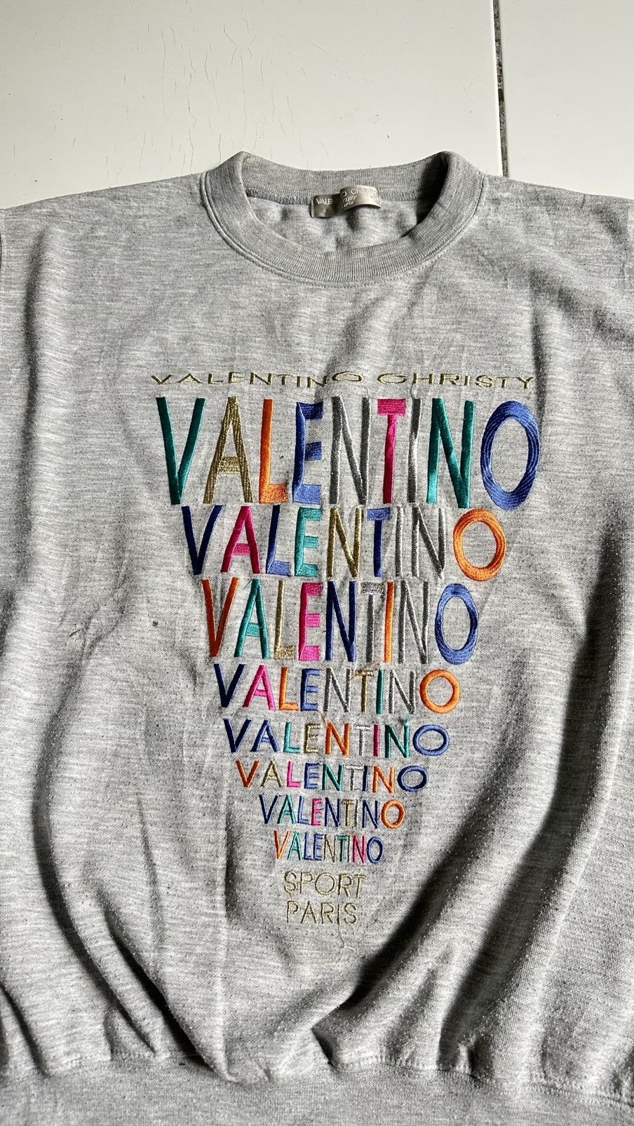 Valentino Valentino christy sport paris crewneck Size US M / EU 48-50 / 2 - 4 Thumbnail