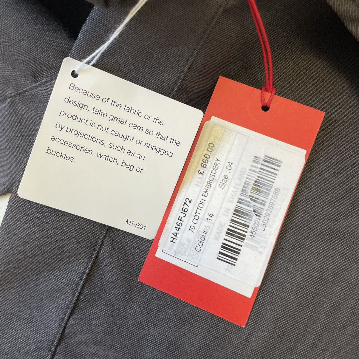 Issey Miyake ‘Contrast Stitch’ Grey Shimmer Cotton Shirt Size US L / EU 52-54 / 3 - 11 Thumbnail
