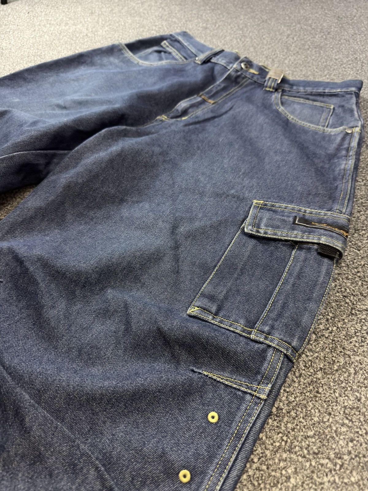 Hypebeast Archive ‼️ Baggy Frerky Soul Massive y2k Heavy Denim Jeans Size US 34 / EU 50 - 4 Thumbnail