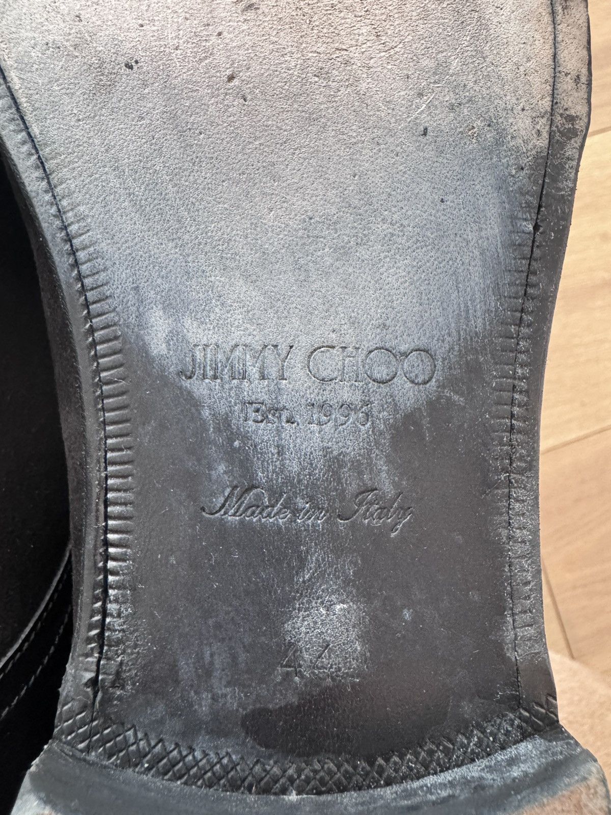 Jimmy Choo Jimmy Choo Studded Black Derby Shoe leather Suede Men US 11 Size US 11 / EU 44 - 15 Thumbnail