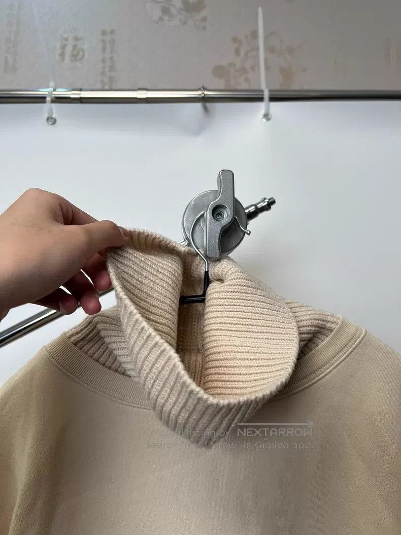 Helmut Lang Helmut Lang Wool Blend High Neck Sweatshirt Size L / US 10 / IT 46 - 3 Thumbnail