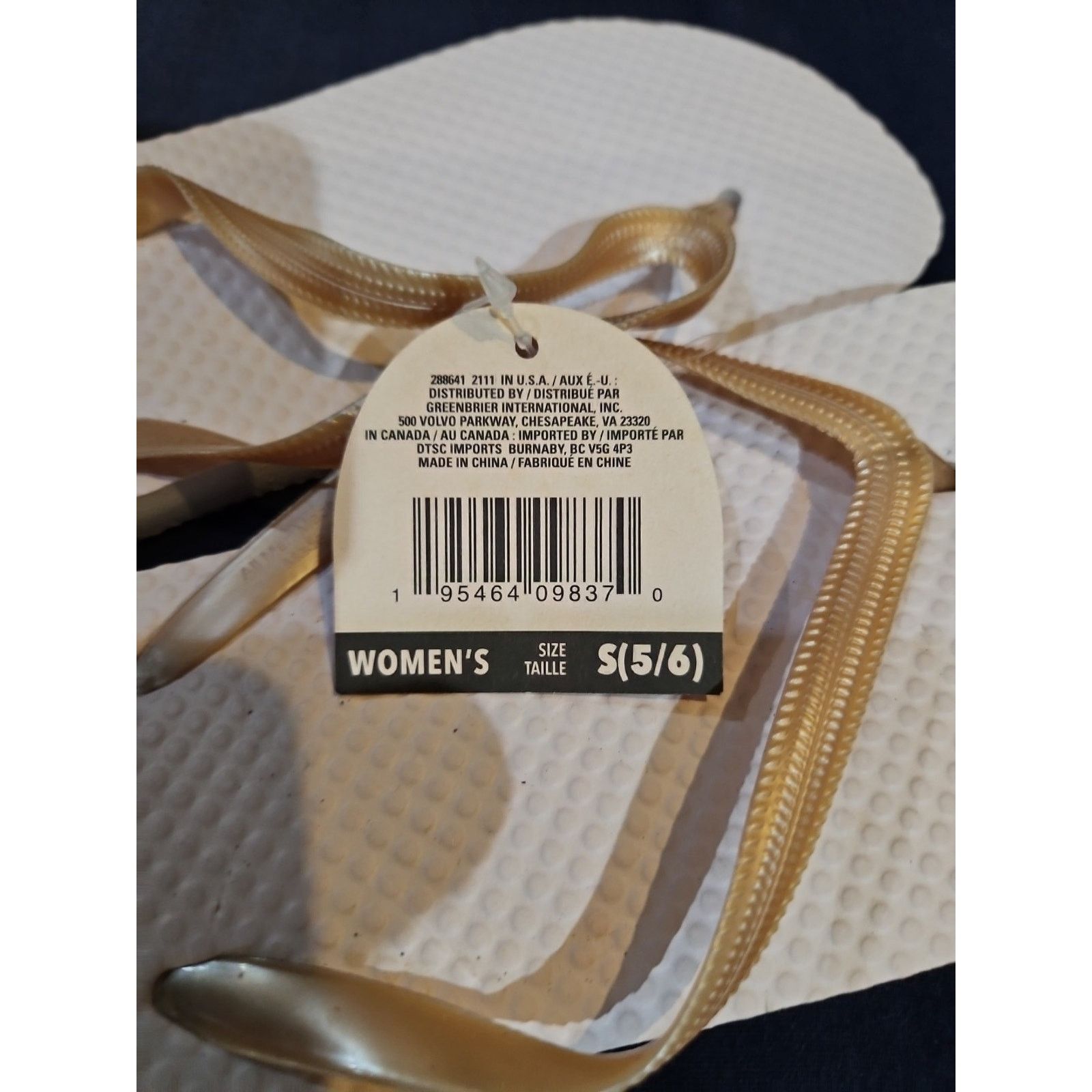 Other Juncture Women's 5/6 Flip Flops / Sandals Size US 5 / IT 35 - 4 Thumbnail