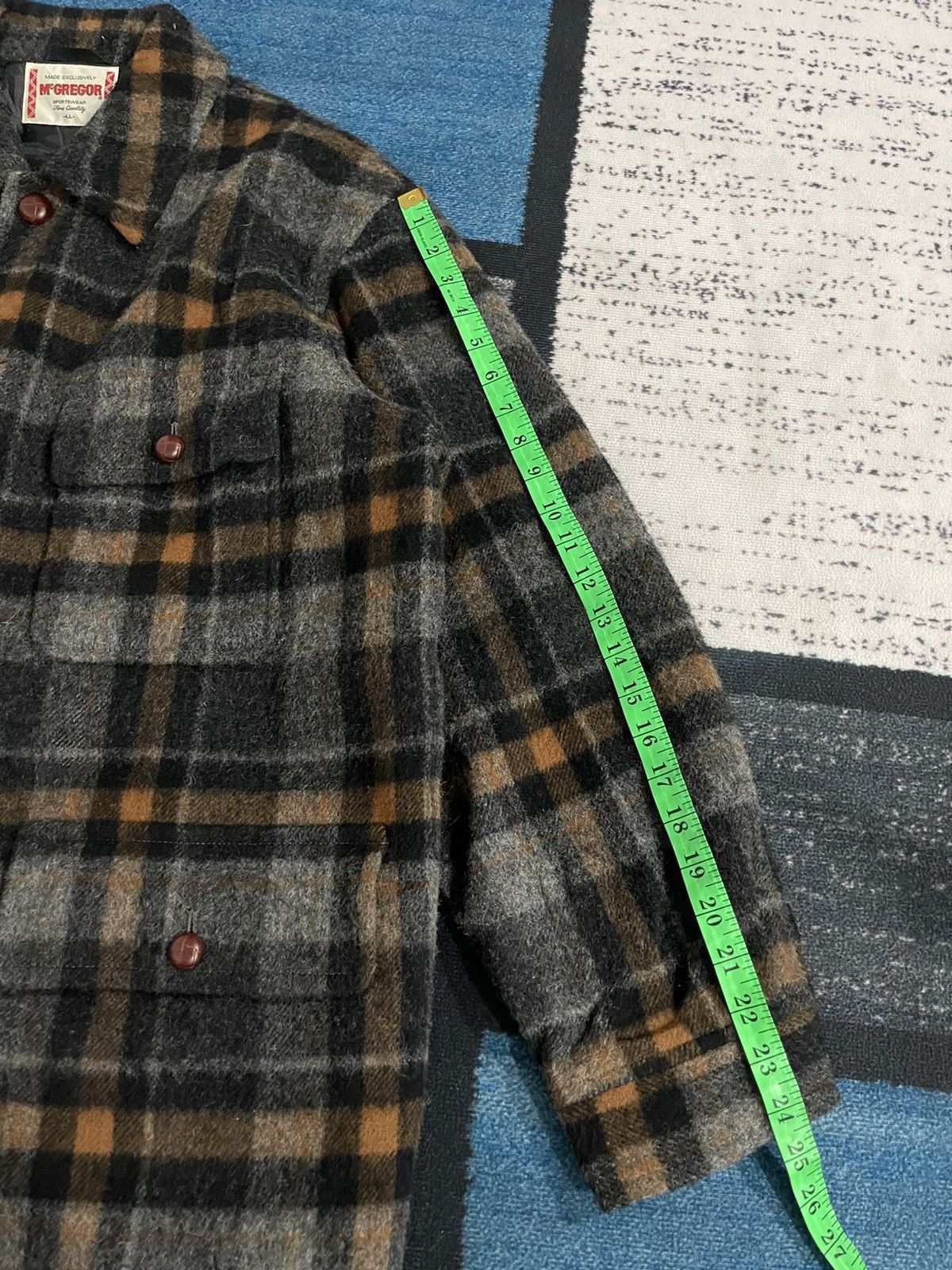 McGregor × Vintage Vintage Mcgregor Plaid Wool Jacket Size US XL / EU 56 / 4 - 17 Thumbnail