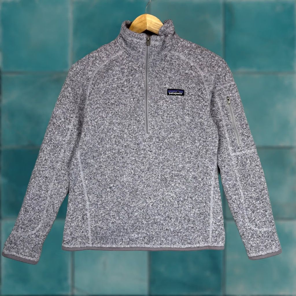 Patagonia Patagonia Better Sweater 1/4 Zip Pullover Women's Small Gray Fleece Jacket Shirt Size S / US 4 / IT 40 - 1 Thumbnail