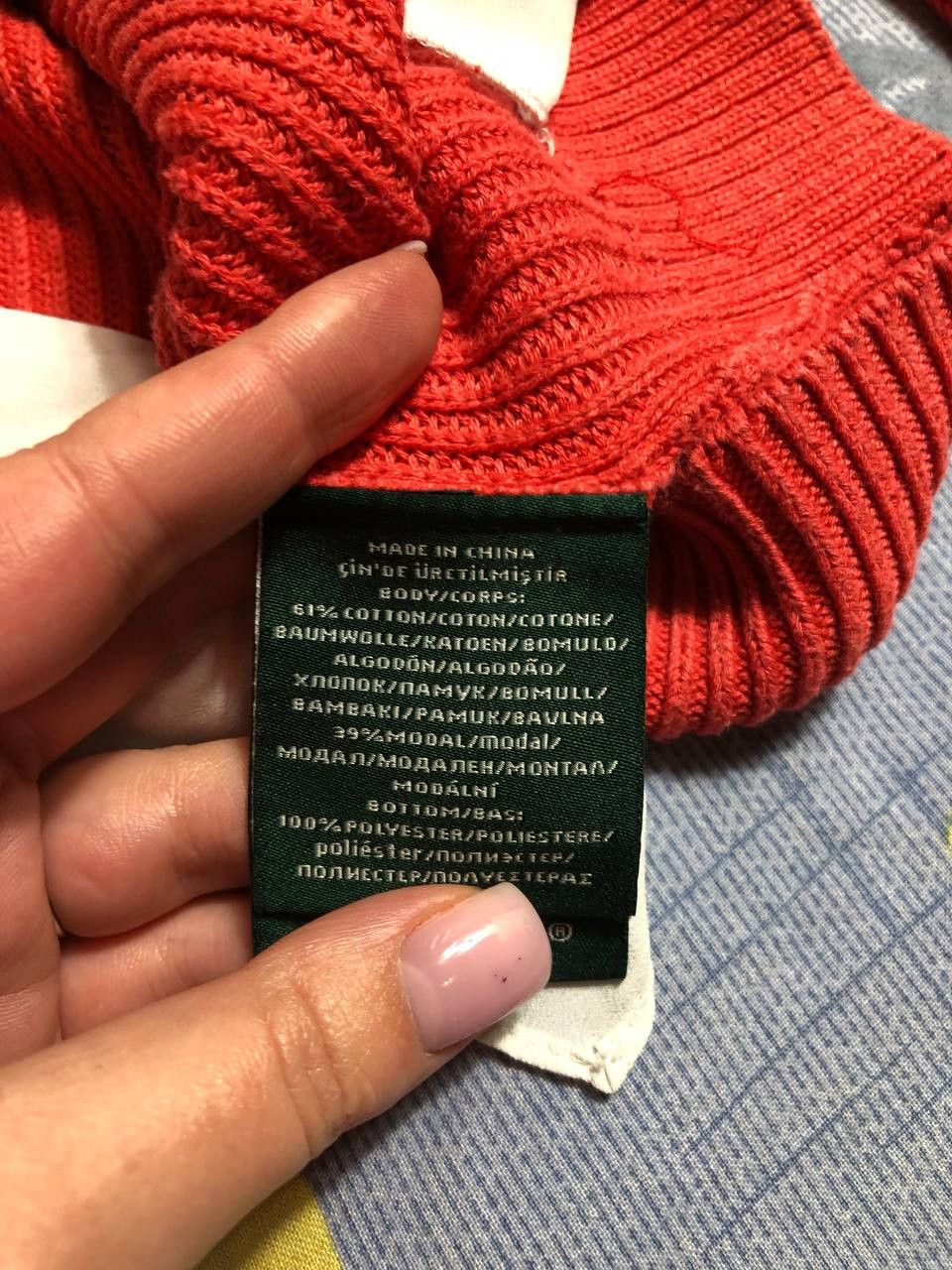 Polo Ralph Lauren Polo Ralph Lauren vintage made in Hong Kong logo sweater y2k Size US M / EU 48-50 / 2 - 3 Thumbnail