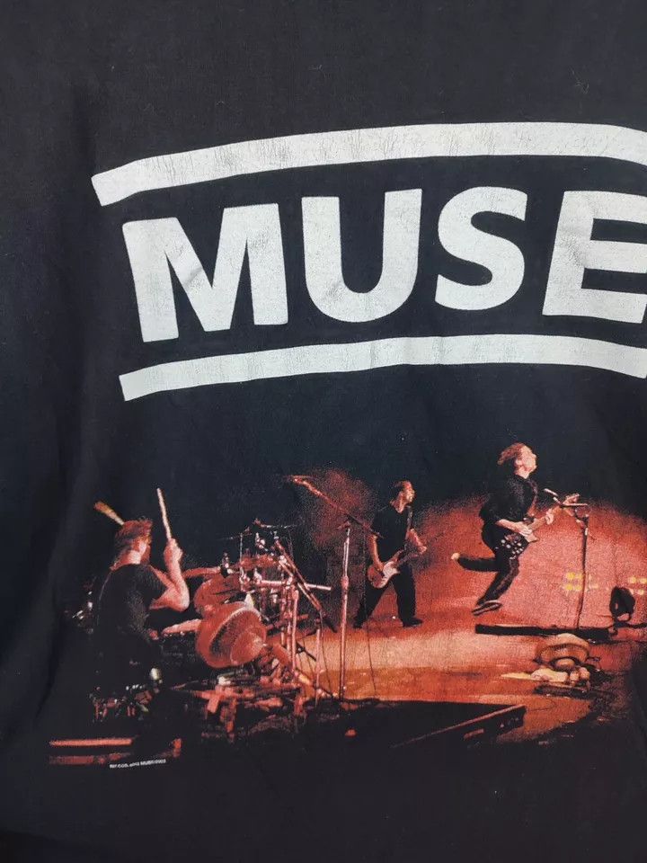 Vintage Rare Vintage Muse Band Origin Of Symmetry Big Logo T Shirt Size US L / EU 52-54 / 3 - 2 Thumbnail