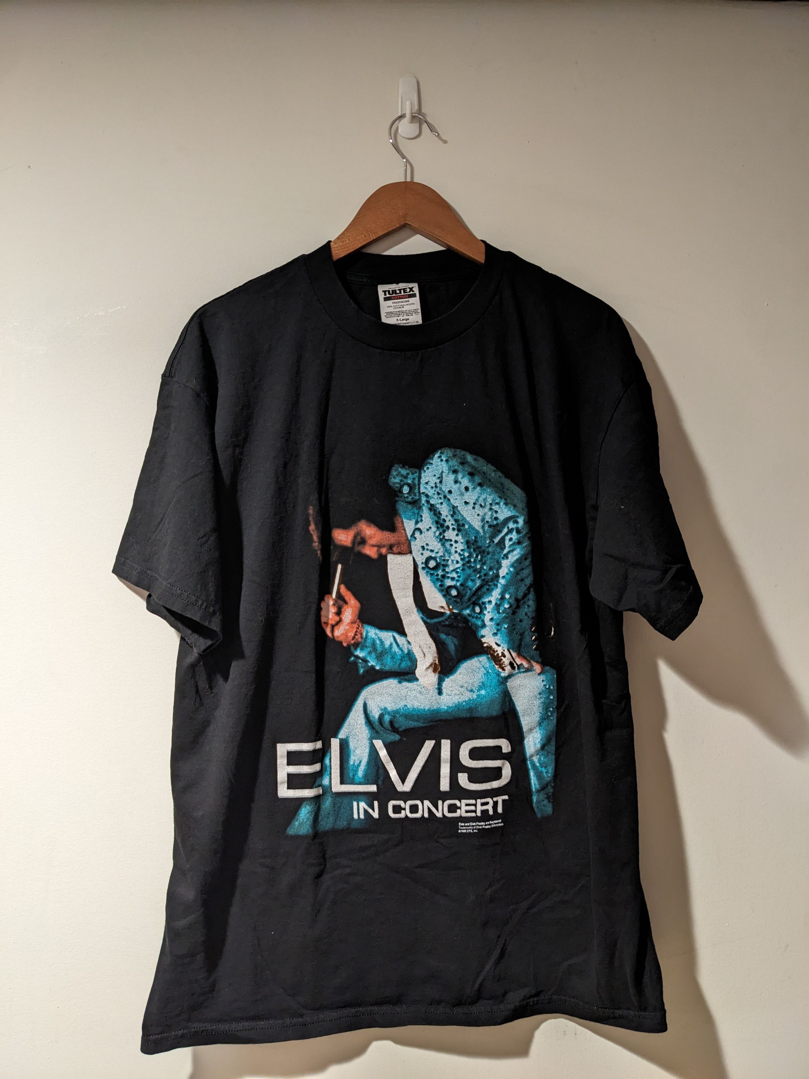 Vintage 1996 Elvis Has Left the Building Concert T-Shirt