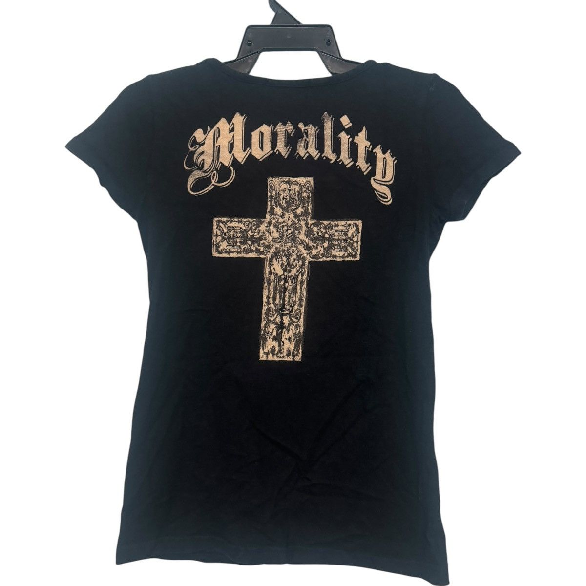 If Six Was Nine 💥PUNK DESIGN SKULL CROSS MORALITY AFFLICTION STYLE VERY RARE Size L / US 10 / IT 46 - 1 Thumbnail