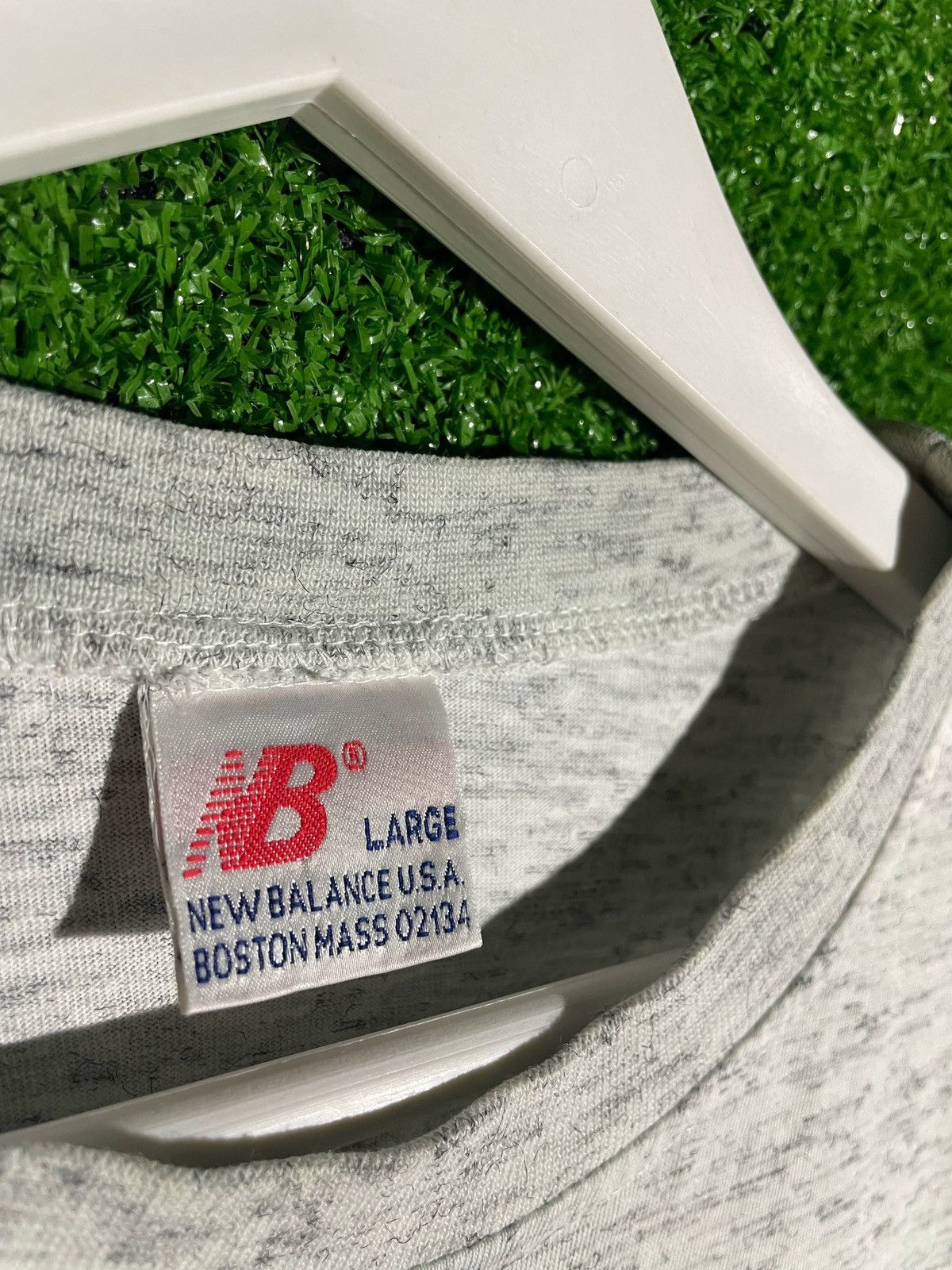 New Balance × Vintage Men T-Shirt New Balance Gray Rare Size L Made In EEC 60-70s Size US L / EU 52-54 / 3 - 6 Thumbnail