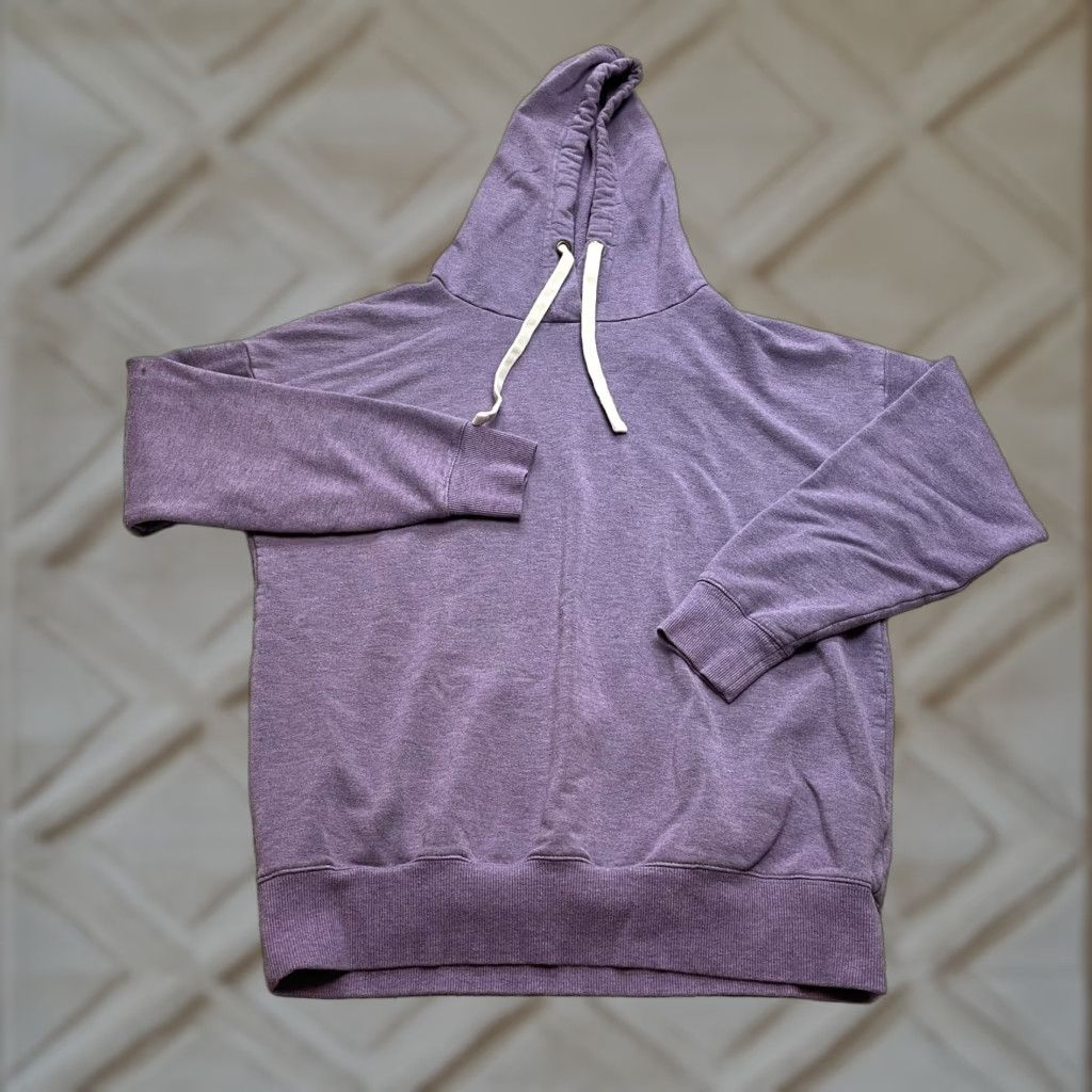 Buffalo David Bitton Buffalo by David Bitton Hoodie Sweatshirt Womens S Purple Pullover V-Neck Jersy Casual Workwear Logo Size S / US 4 / IT 40 - 1 Thumbnail
