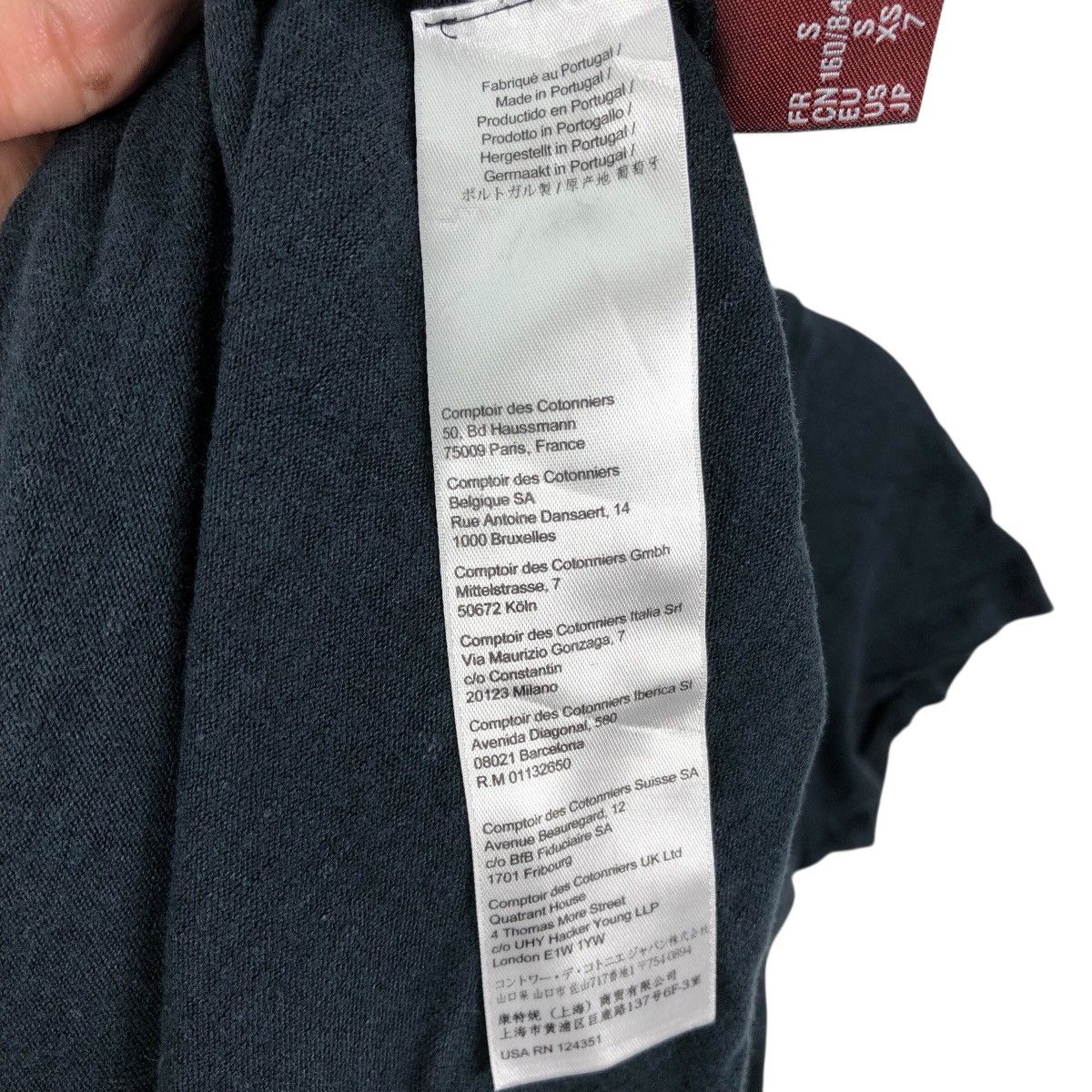Vintage French Designer COMPTOIR DES COTONNIERS France T-Shirt Size XS / US 0-2 / IT 36-38 - 7 Thumbnail