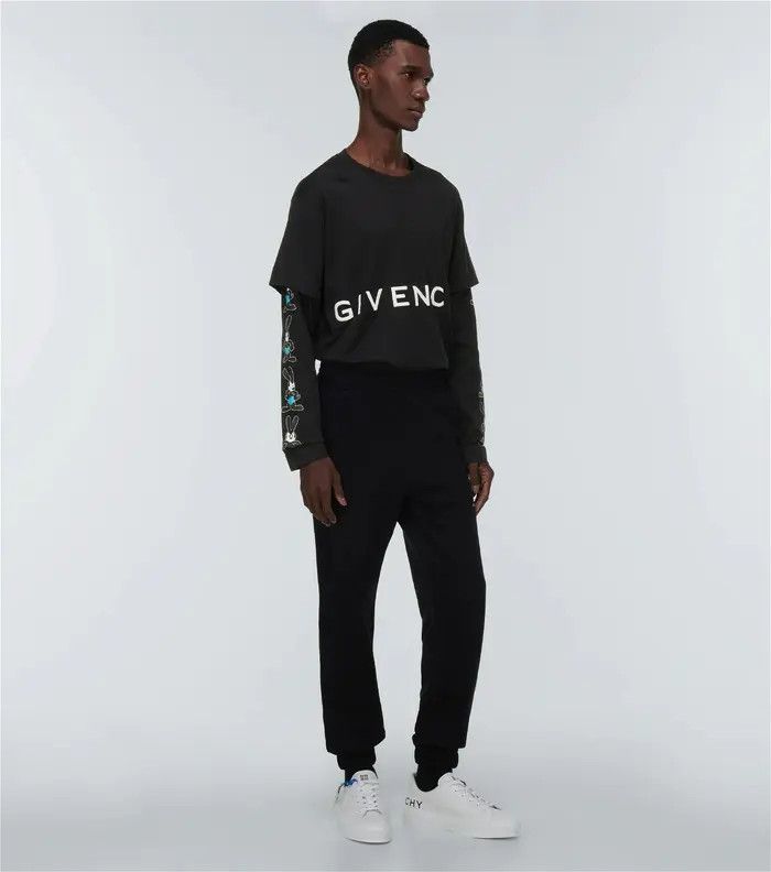 Givenchy o1loc1c0824 Double Layer T-Shirt in Black Size US XL / EU 56 / 4 - 3 Thumbnail