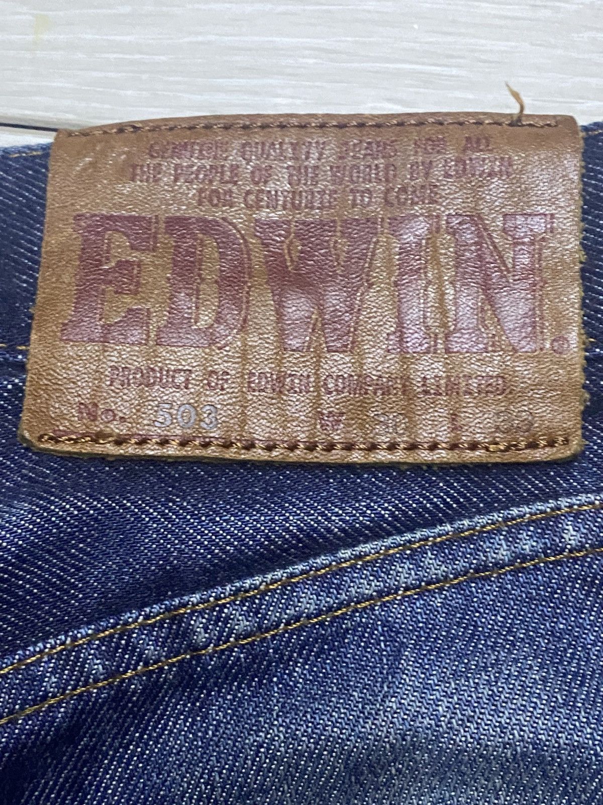 Edwin Vintage Edwin 503 Mud wash Loose Jeans Size US 30 / EU 46 - 11 Thumbnail
