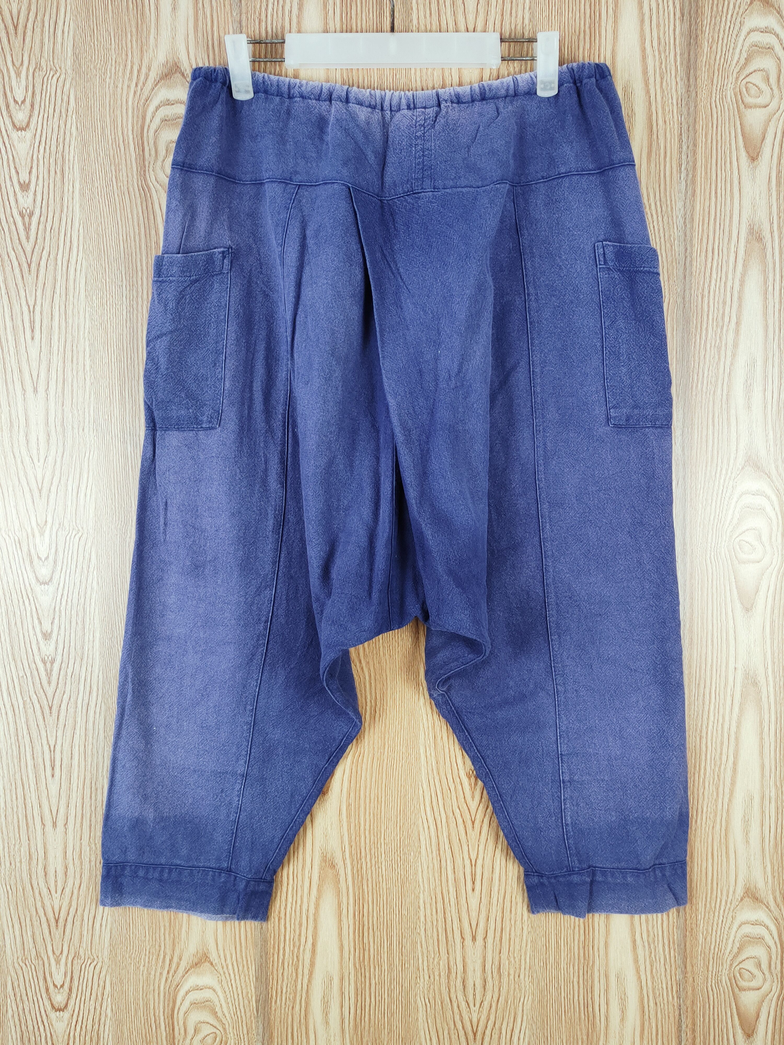 Japanese Brand × Vintage Vintage 💥 Pippaia Blue Faded Loose Baggy Pants Size US 26 / EU 42 - 7 Thumbnail