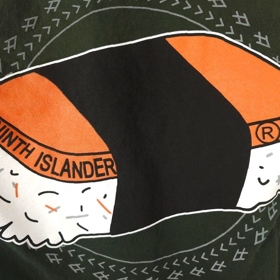 Vintage Ninth Island Musubi T Shirt Mens S Green Hawaii Las Vegas Crew Neck Short Sleeve Cotton 2010-2019 Vintage No Shirt Mens Size US S / EU 44-46 / 1 - 5 Thumbnail