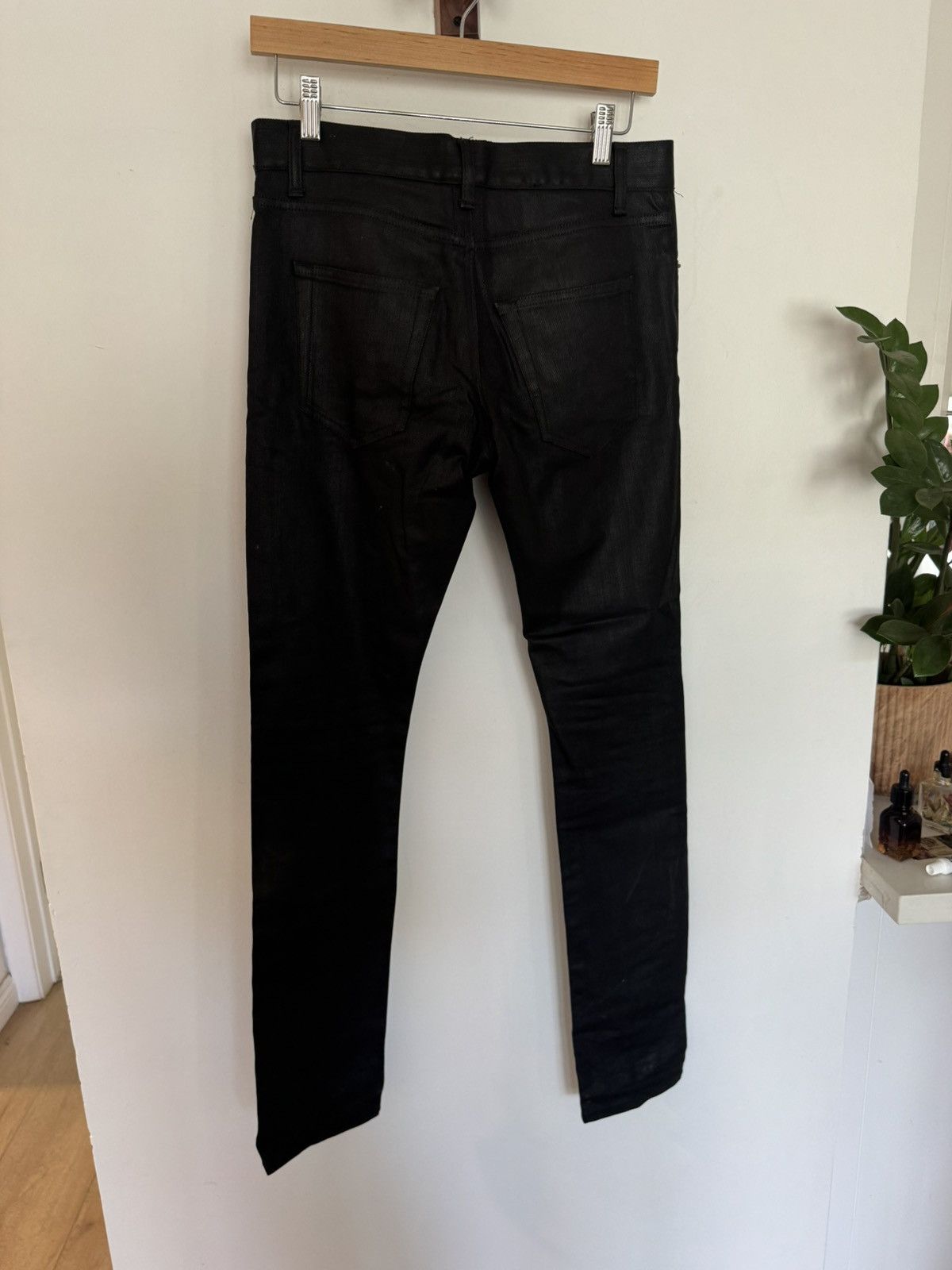 Saint Laurent Paris Fw14 nightrider waxed denim Size US 30 / EU 46 - 4 Thumbnail