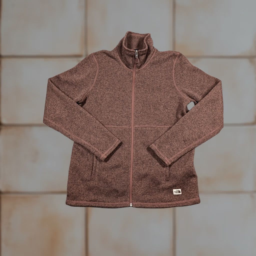 The North Face North Face Jacket Womens Medium Brown Full Zip Fleece Outdoors Hiking Casual, Travel, Workwear Mens Womens Girls Boys Size M / US 6-8 / IT 42-44 - 1 Thumbnail