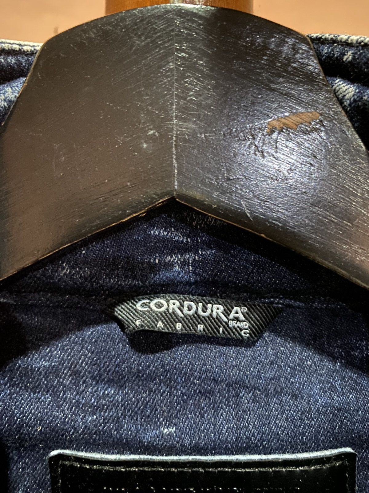 Japanese Brand Cordura Denim Jacket Procore Blue Wash – Rugged Workwear Size US M / EU 48-50 / 2 - 8 Thumbnail