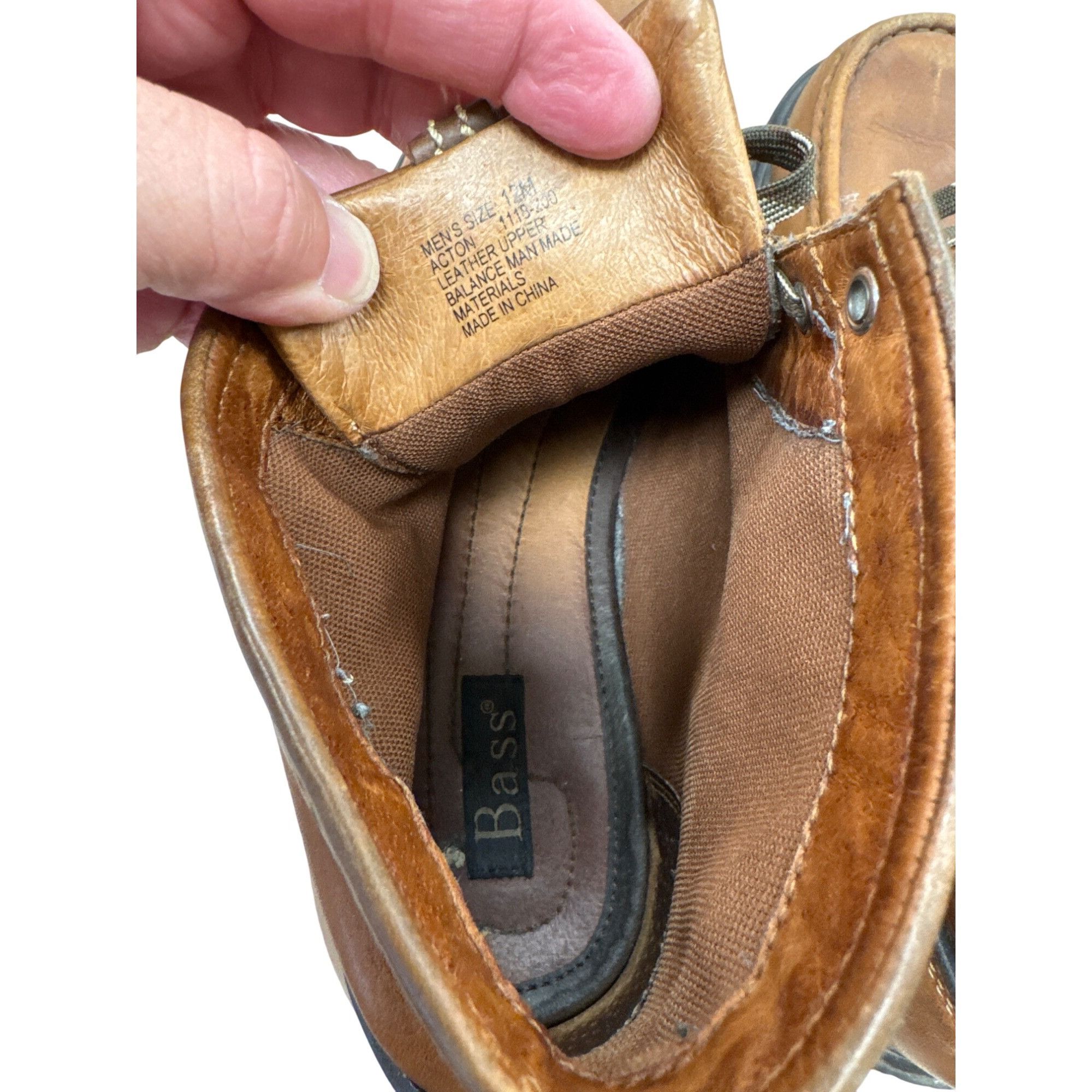 Bass Bass Mens Brown Leather Chukka Ankle Boots 12M SKU 7315 Size US 12 / EU 45 - 13 Thumbnail
