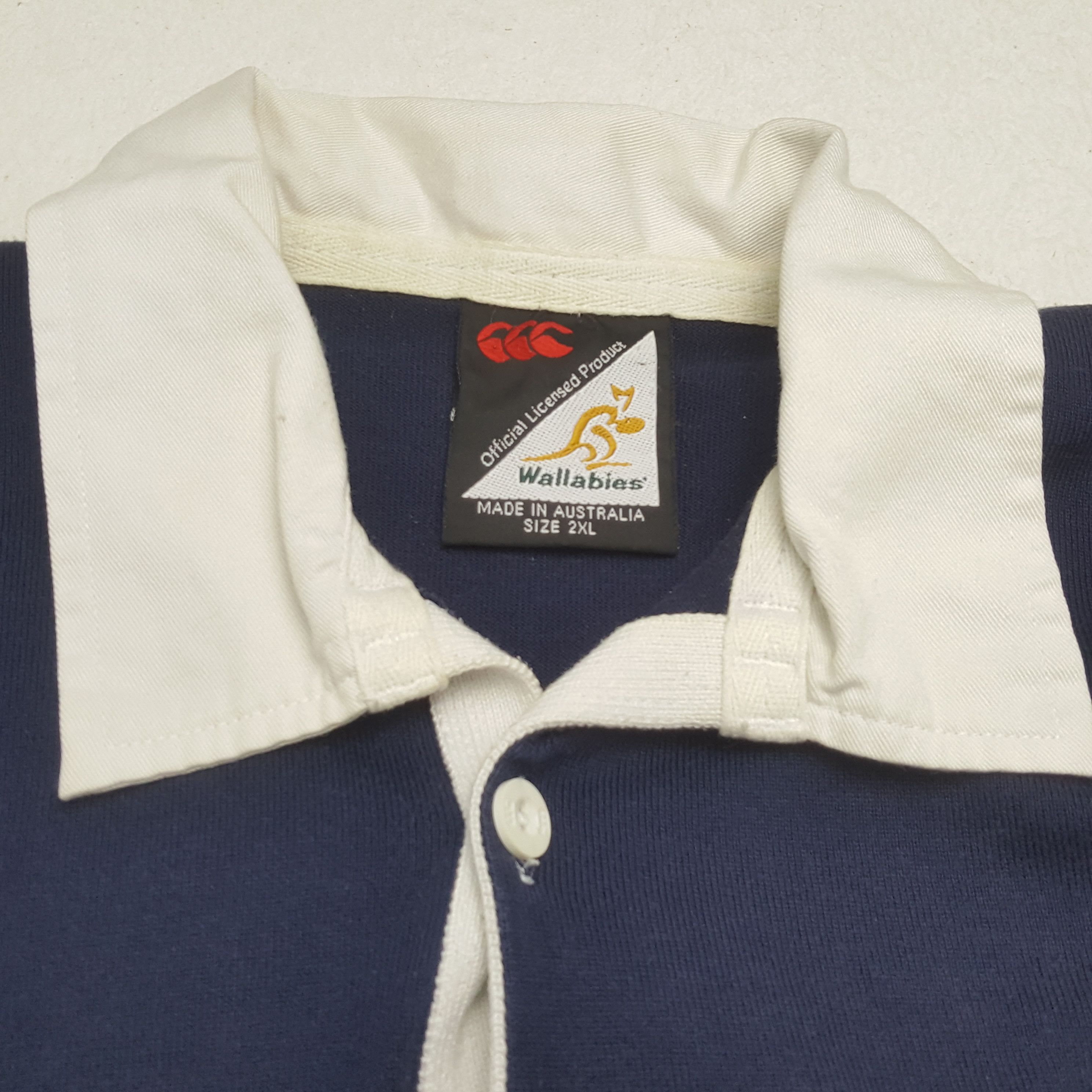 Canterbury of New Zealand × Vintage Vintage CANTERBURRY WALABIES Australia Rugby Team Jersey Size US XXL / EU 58 / 5 - 8 Thumbnail