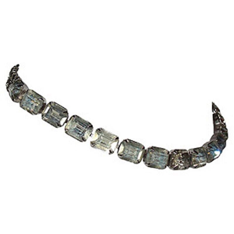 Stormy Kromer Kramer Cushion Cut Rhinestone Necklace Size ONE SIZE - 2 Thumbnail