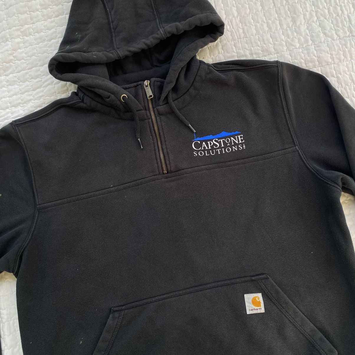 Carhartt Carhartt "Capstone Solutions" Logo Hoodie Size US XL / EU 56 / 4 - 3 Thumbnail