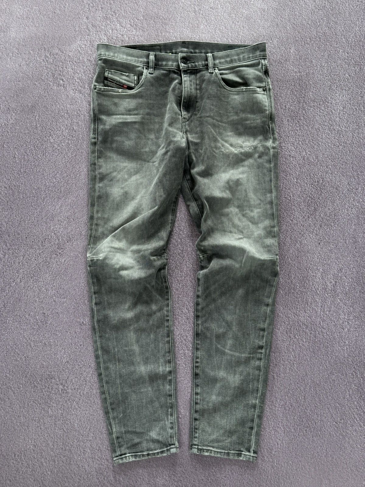 Diesel Y2K D-Struct Faded Look Denim Jeans