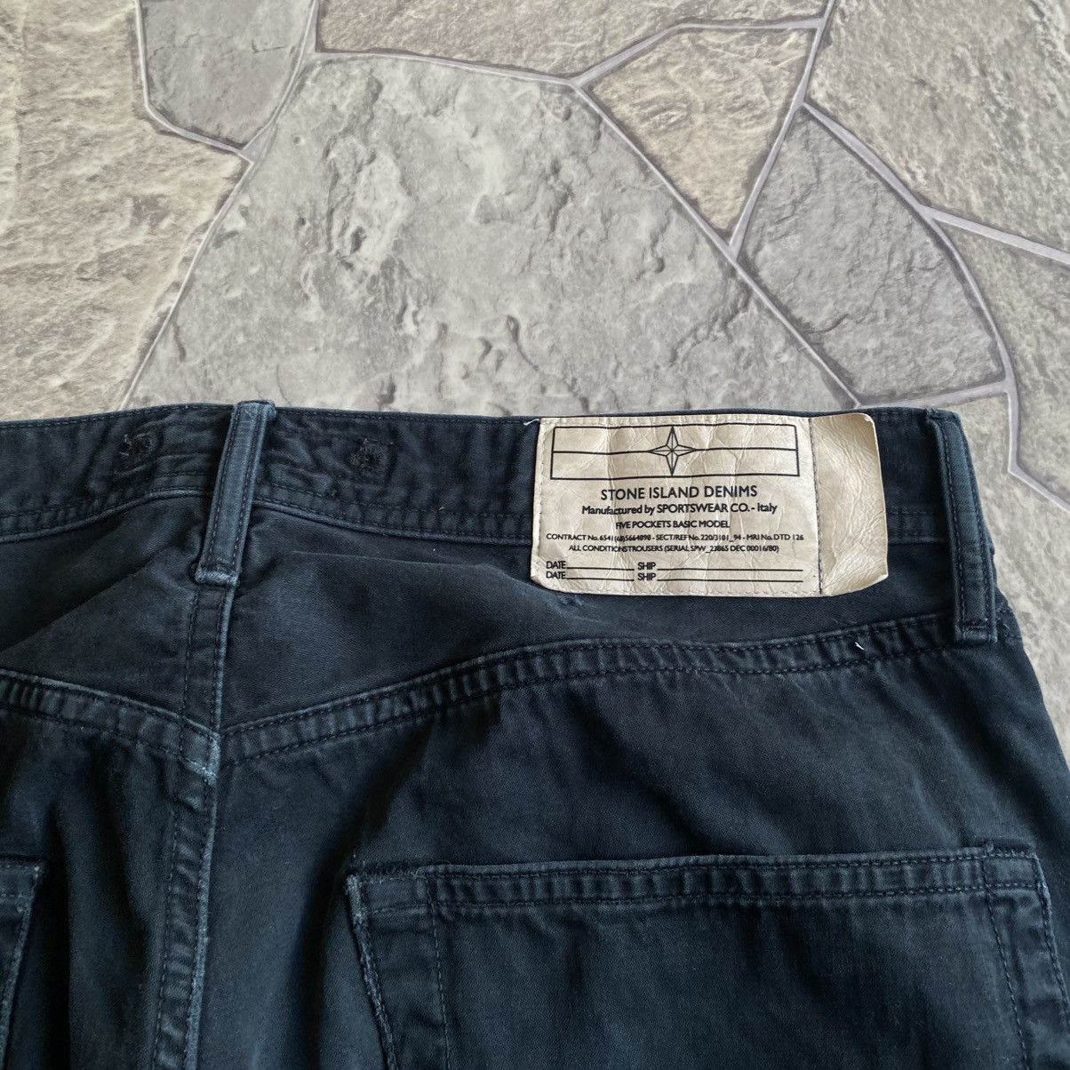 Stone Island Rare S.I. Denims Vintage Stone Island Jeans Denim Pants Size US 32 / EU 48 - 6 Thumbnail