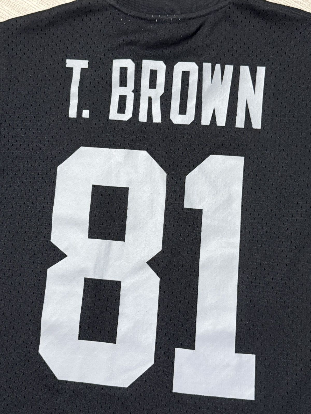 Mitchell & Ness 🔷Mitchell Ness Raiders Tim Brown #81 NFL Jersey 90s🔷 Size US M / EU 48-50 / 2 - 8 Thumbnail