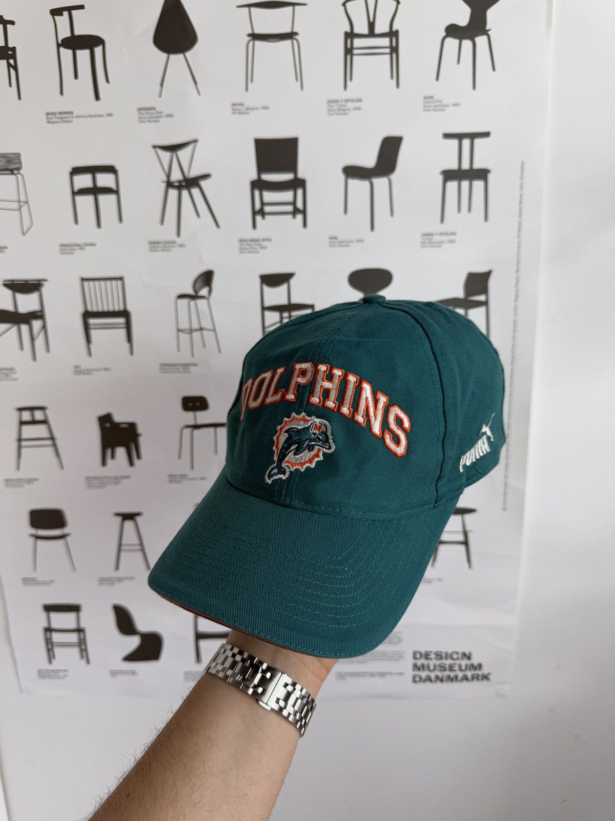 NFL × Puma × Vintage Vintage 90s Puma Miami Dolphins NFL cap hat y2k usa retro Size ONE SIZE - 4 Thumbnail