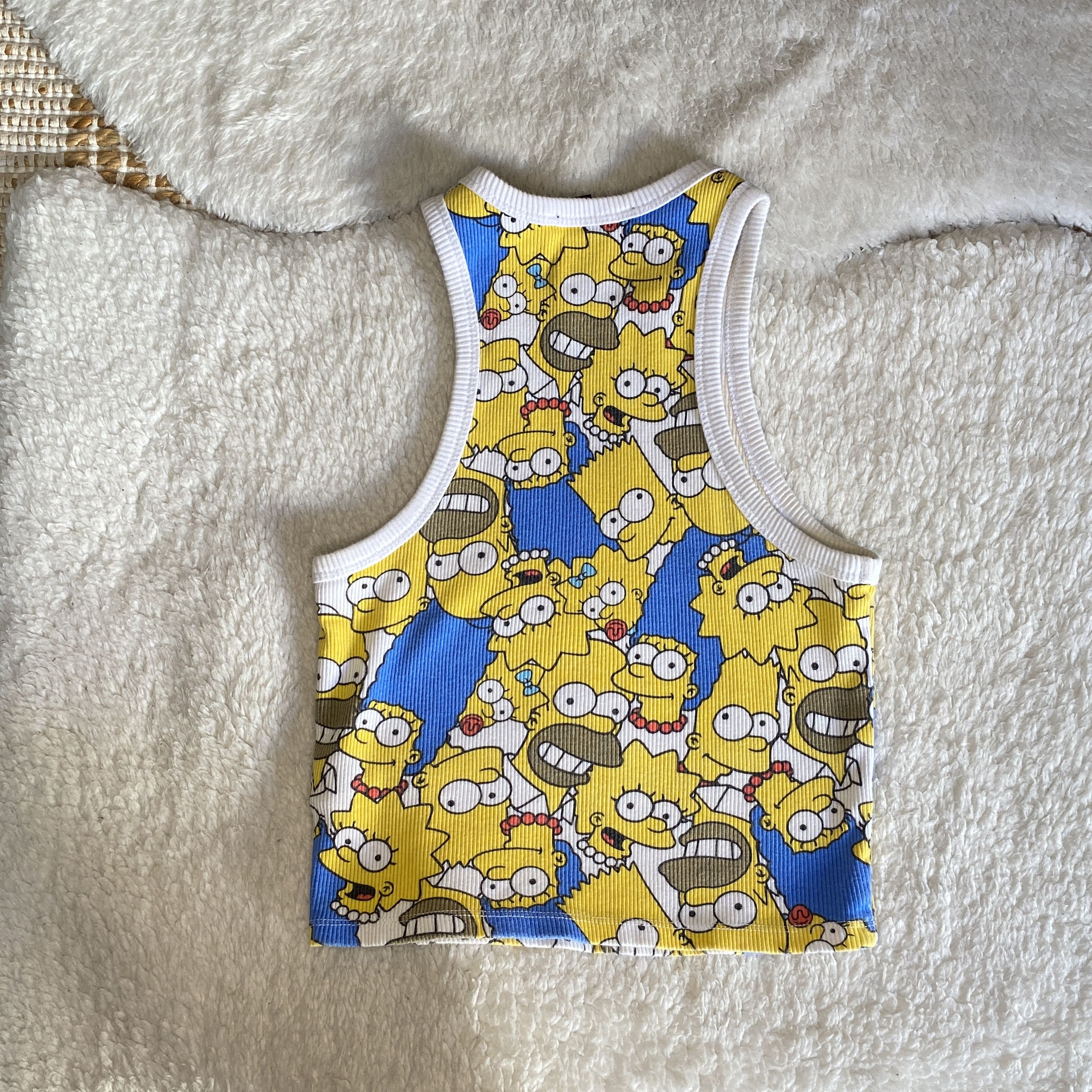 Forever 21 Forever 21 The Simpsons Ribbed Cropped Tank Top Small Size S / US 4 / IT 40 - 5 Thumbnail
