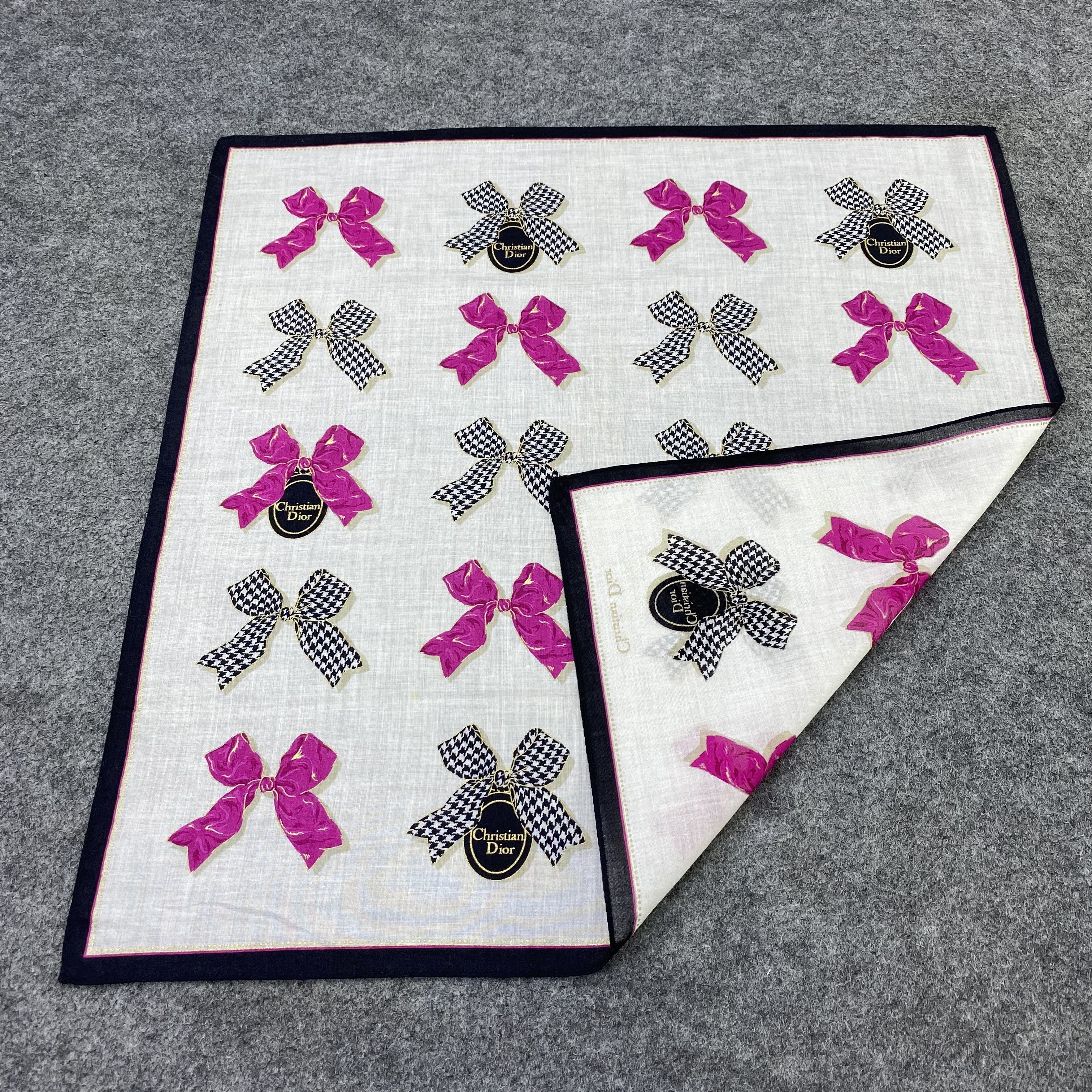Vintage Christian Dior Handkerchief / Bandana / Neckerchief-B2105 Size ONE SIZE - 5 Thumbnail