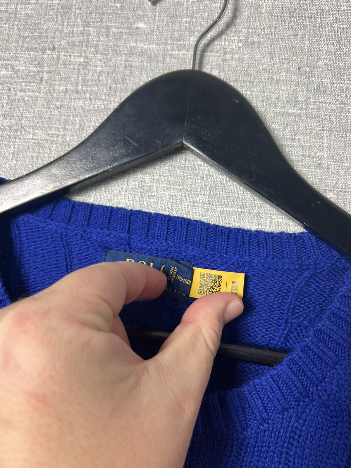 Polo Ralph Lauren The Iconic Cable Polo Ralph Lauren Crew Knitted Sweater Size US XXL / EU 58 / 5 - 9 Thumbnail