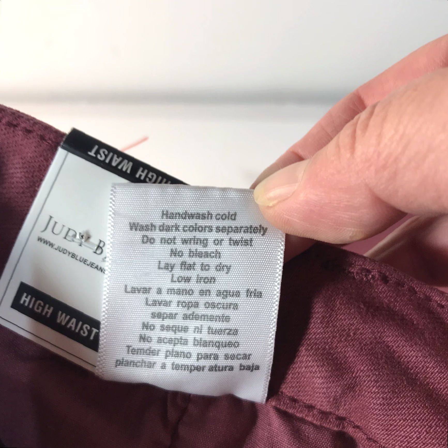 Vintage VINTAGE Judy Blue Flared Jeans Womens Size 15/32 High Waist Burgundy Cotton Stretch Size 36" / US 14 / IT 50 - 8 Thumbnail