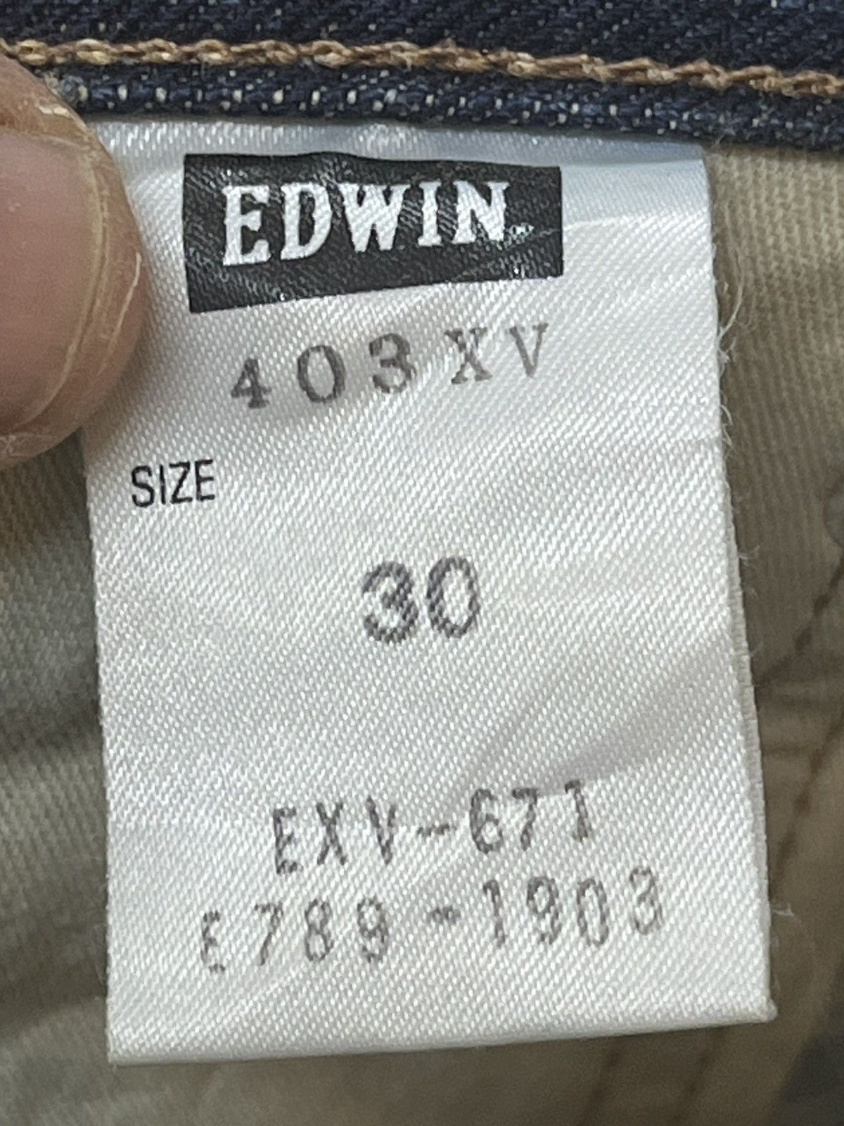 Edwin Vintage Edwin Exclusive Vintage Mudwash Patchwork Denim Size US 32 / EU 48 - 10 Thumbnail