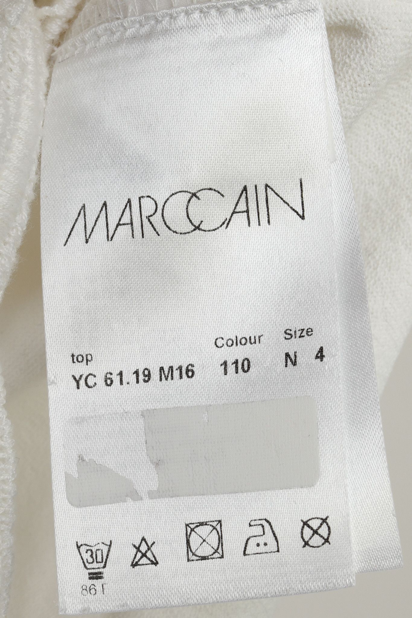 Other Marc Cain Off White Multi-Fabric Crochet Lace Tank Size L / US 10 / IT 46 - 8 Thumbnail