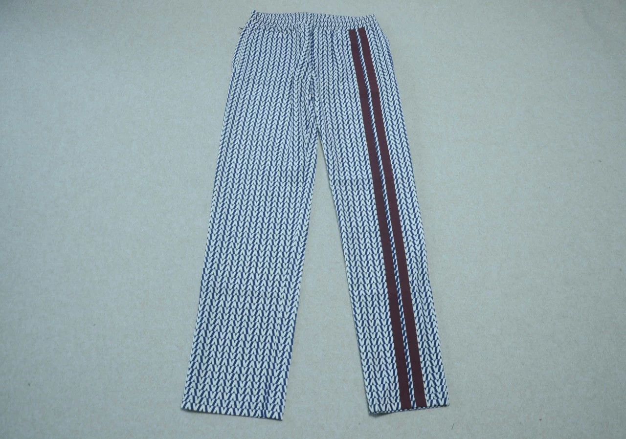 Valentino Valentino All Over V Logo Wool Track Pants Size 48S - 1 Thumbnail